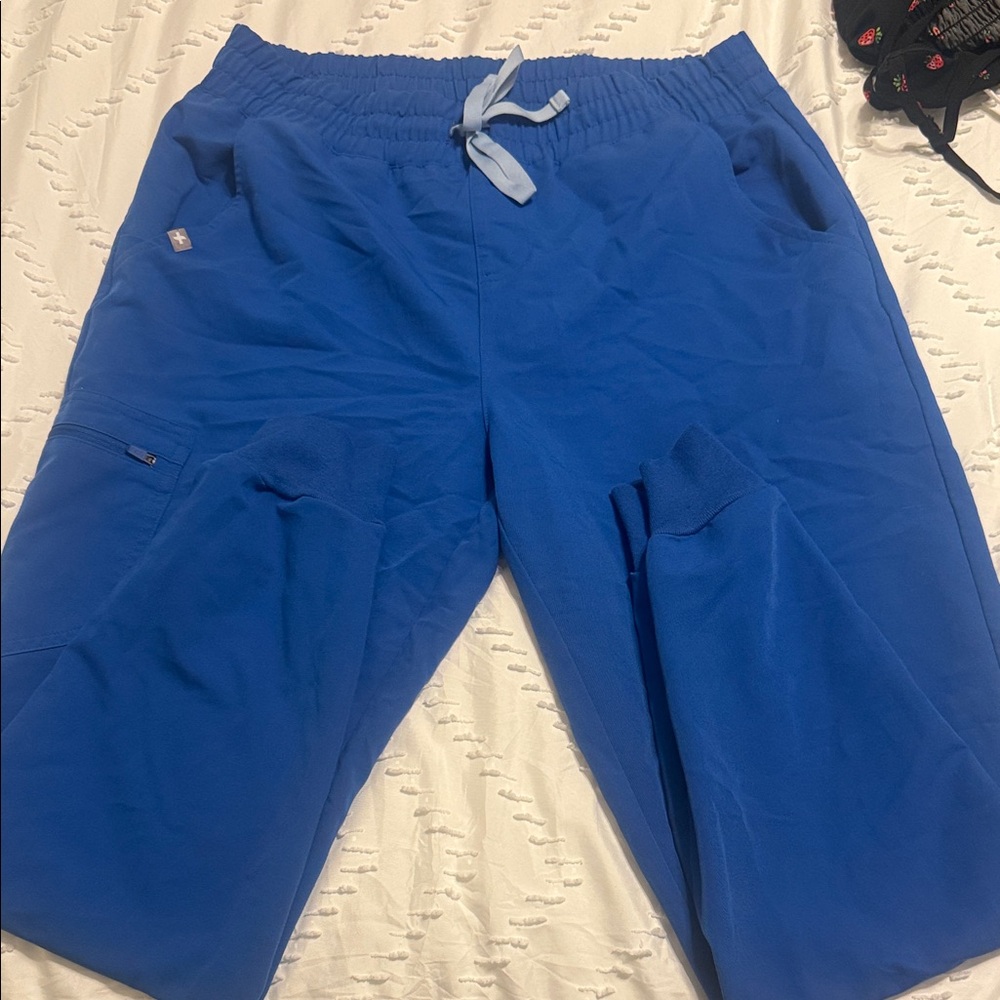 Figs Royal Blue Technical Collection Pants